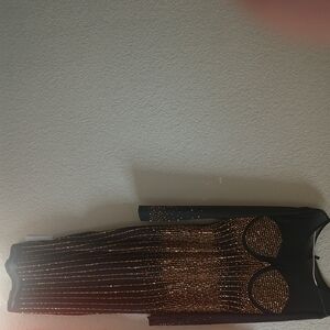 Black and Gold Embellished Dress